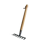 Wooden Short Handle Rake 4007RH