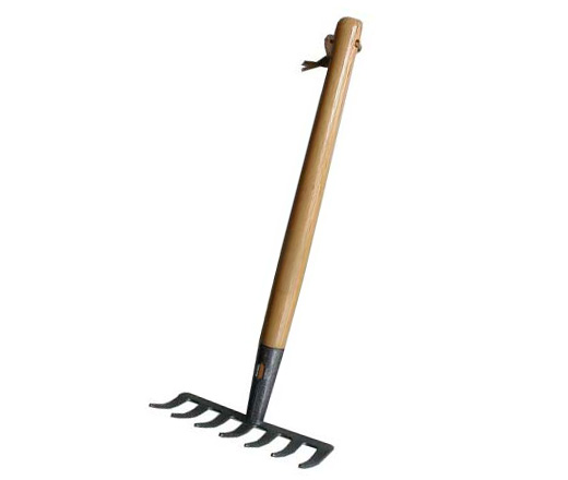 Wooden Short Handle Rake 4007RH