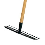 Wooden Long Handle Rake 4014R